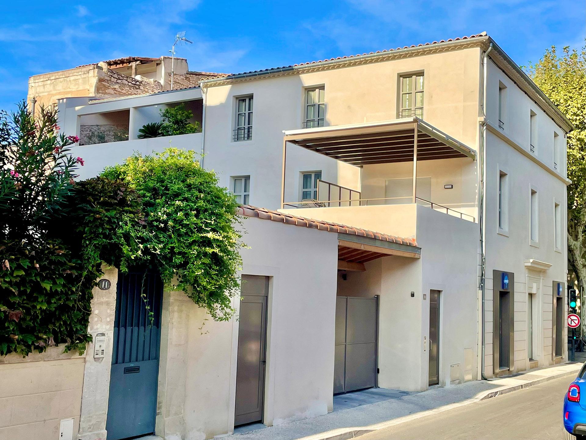 Façade du programme immobilier Le 19 à Nîmes