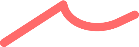 Vague rouge du logo Habitec