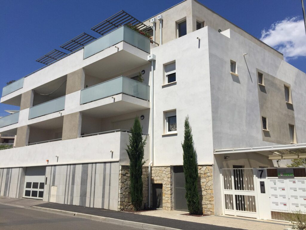 Vue extérieure du programme immobilier Square Romana à Nîmes