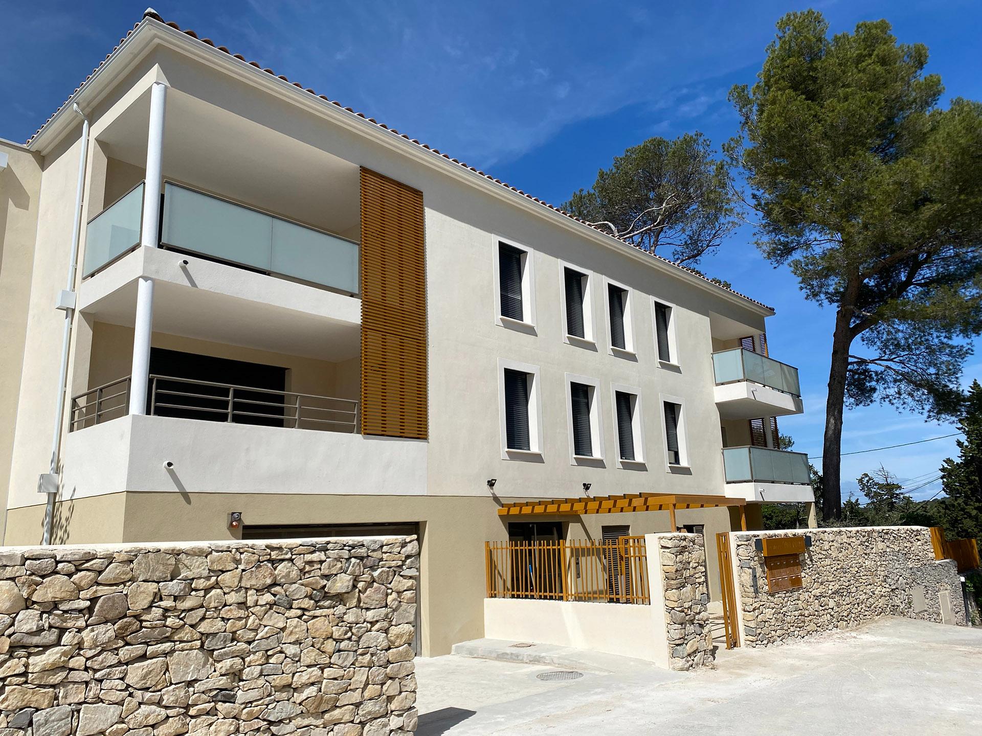 Façade du programme immobilier Paul Valery à Nîmes