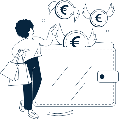 Une jeune femme évalue son budget pour un achat immobilier