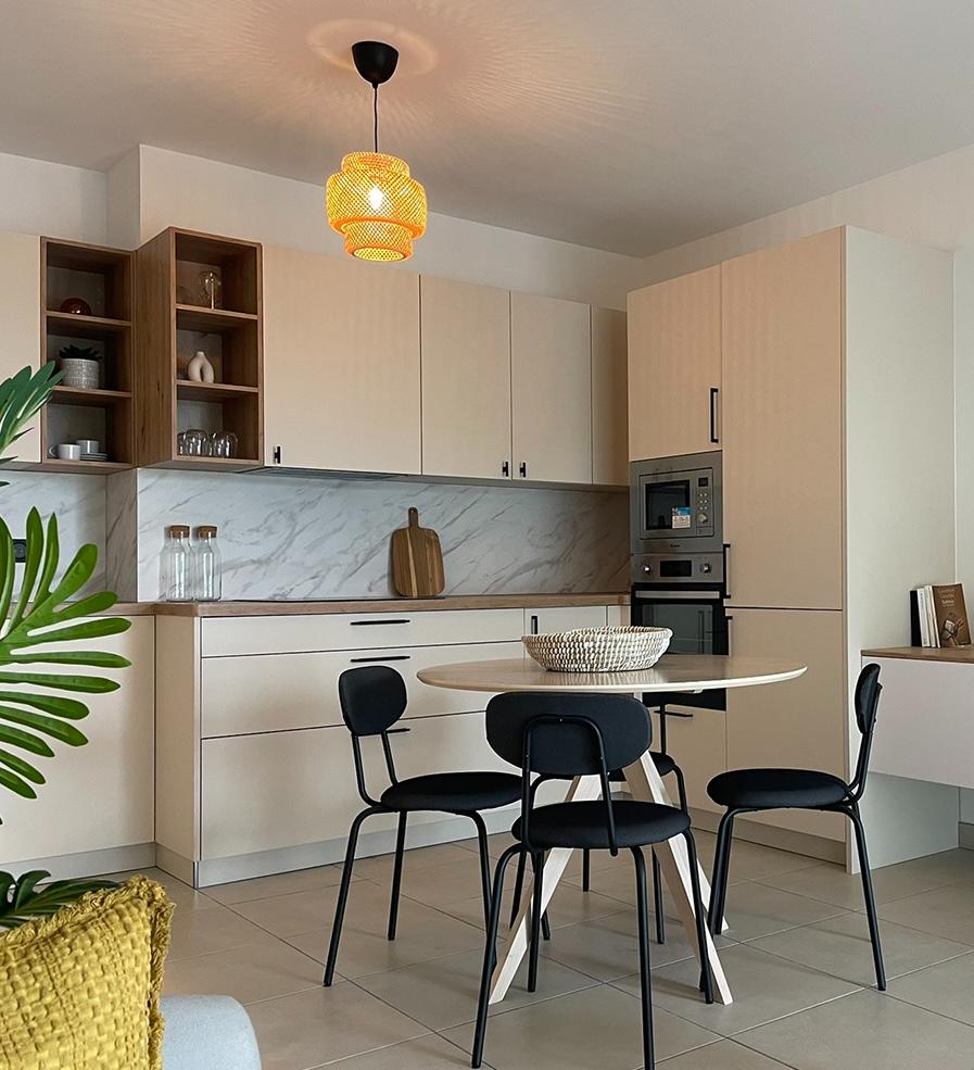 cuisine équipée d'un appartement Habitec à Nimes